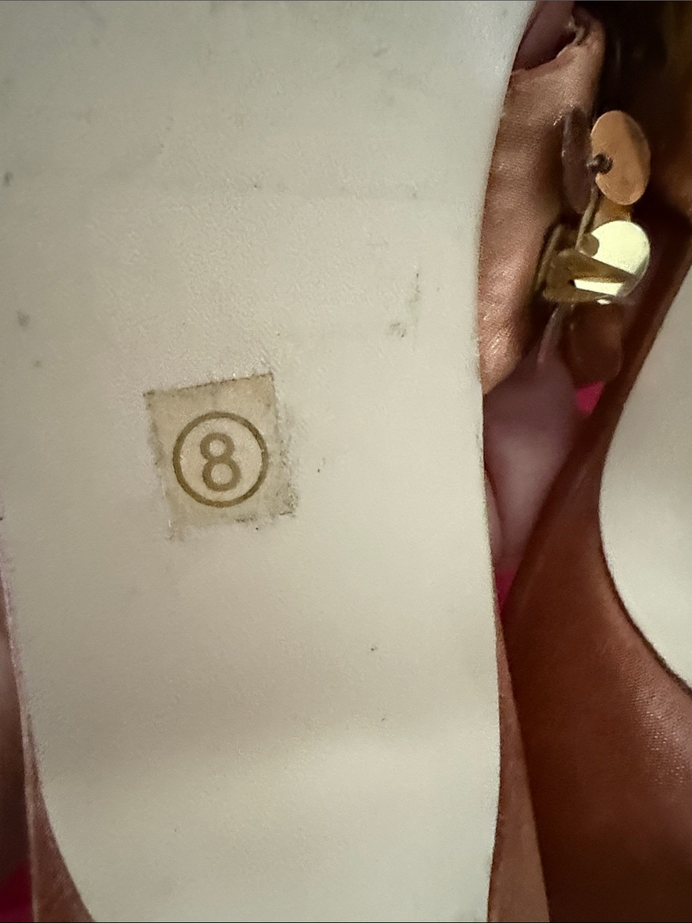 Gold Sequin Thong Sandals for Women - Picture 3 of 6